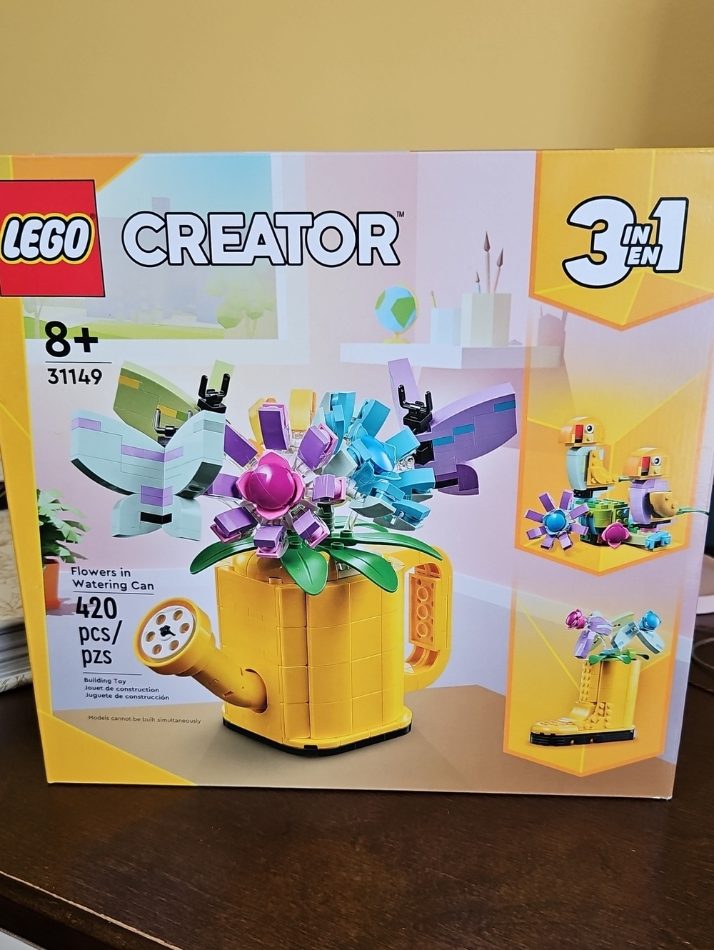 Lego Creator Flowers In Watering Can